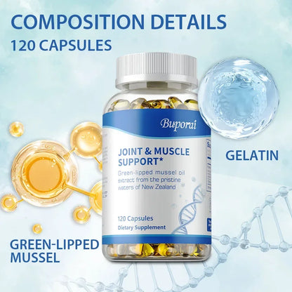 Joint and Muscle Support - Relieves Muscle Pain, Improves Mobility, Support Joints, Bone and Muscle Health, Replenish Joints